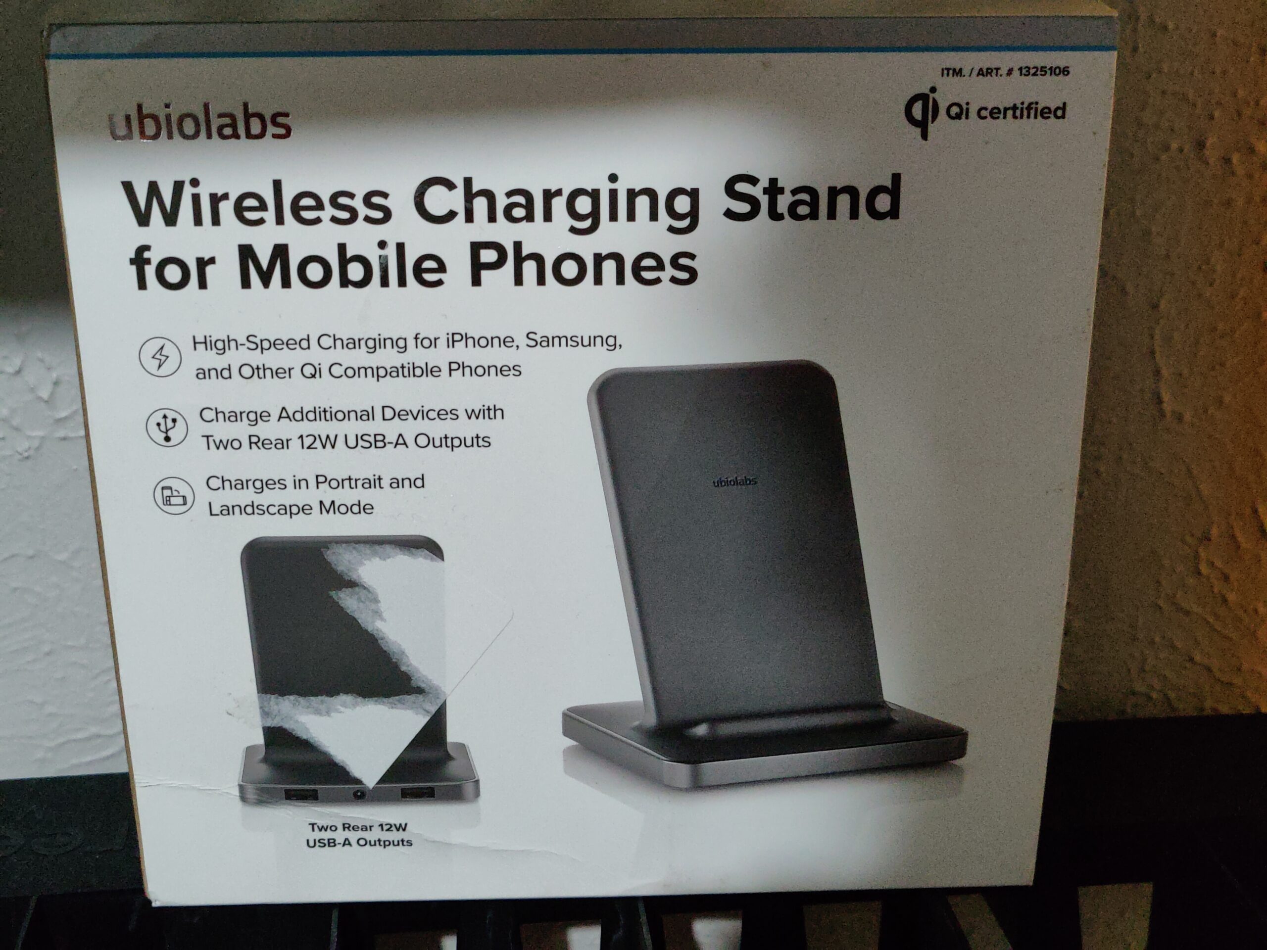 Ubio Labs Wireless Charging Stand for Mobile Phones