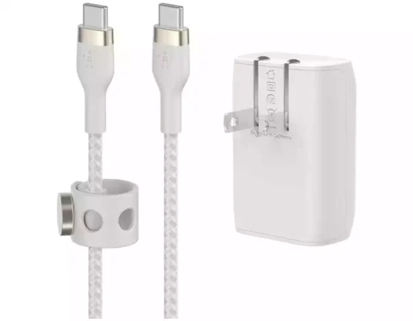 Belkin BoostCharge PD 30W PPS USB-C 3.0 Wall Charger USB-C Cable - Image 2