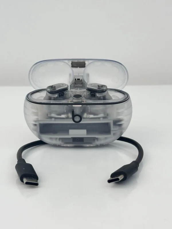 Beats Studio Buds + True Wireless Noise Cancelling Earbuds - Clear - Image 5