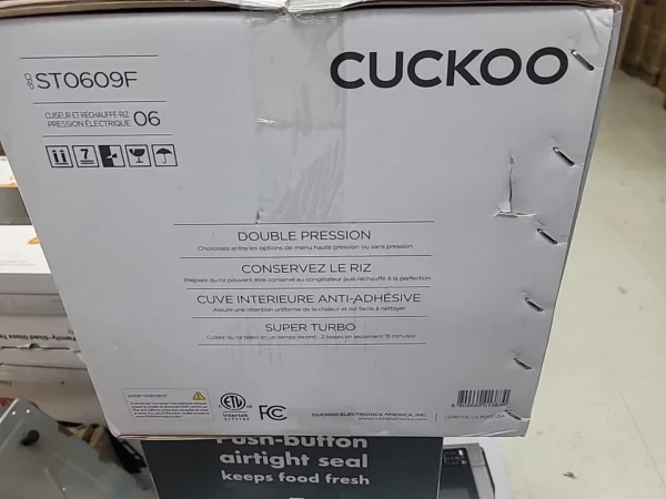 CUCKOO 6-Cup Twin Pressure Rice Cooker - Image 4