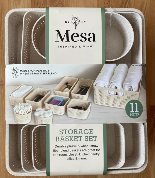 Mesa Storage Basket Set, 11-piece