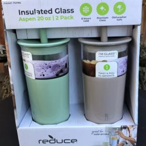 Reduce Aspen Glass Tumbler 591ml 2 Pack