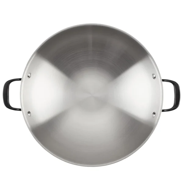 KitchenAid 15” 5-Ply Clad Stainless Steel Wok - Image 3
