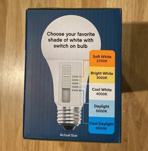 Feit Electric 100W Replacement 5-CCT LED A21 Bulbs, 4-PACK - Image 9