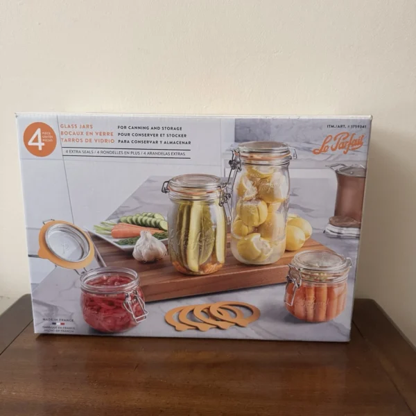 Le Parfait Super Canning Jars, Set of 4