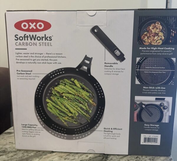 OXO SoftWorks Carbon Steel 12" BBQ Pan - Image 5