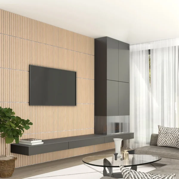 Artika Sonolok Wall Acoustic Panel - Oak and Grey