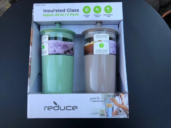 Reduce Aspen Glass Tumbler 591ml 2 Pack - Image 2