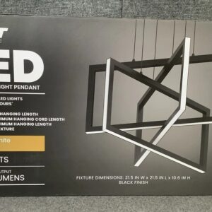 Feit 3-Rectangle Chandelier