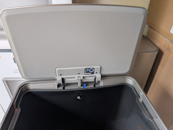 Kohler Rectangular Step Trash Can, 47 L, Stainless Steel - Image 7