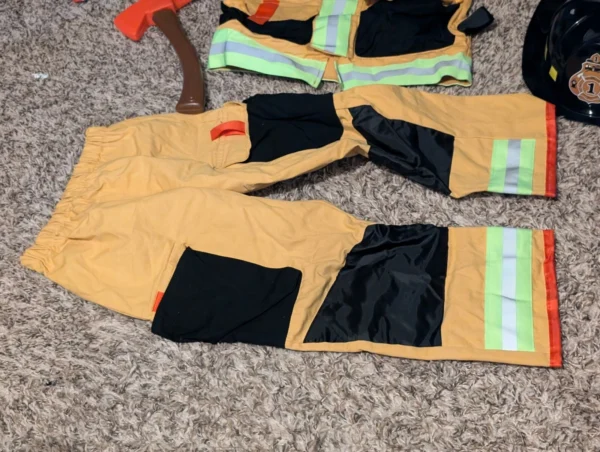Teetot Adventure Factory Costume Yellow Firefighter - Image 7