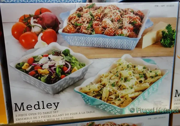 Baum Medley 3-Piece Oven-To-Table Bake & Serve Set