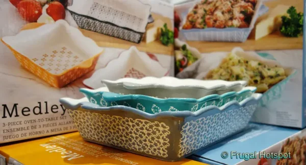 Baum Medley 3-Piece Oven-To-Table Bake & Serve Set - Image 2