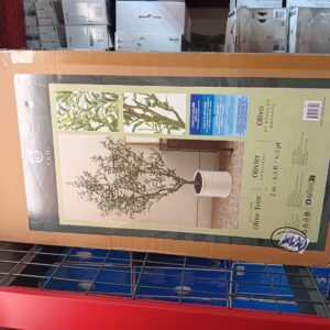 Artificial 6.5’ Olive Tree with French Planter