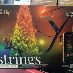 Twinkly App-Controlled Light Strings-1 String, 750 lights Per String