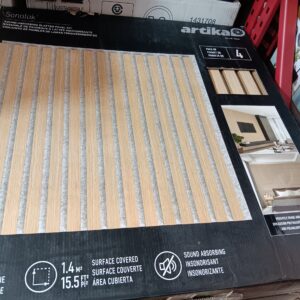 Artika Sonolok Acoustic Slat Panel Set - Pack of 4 Wall Panel