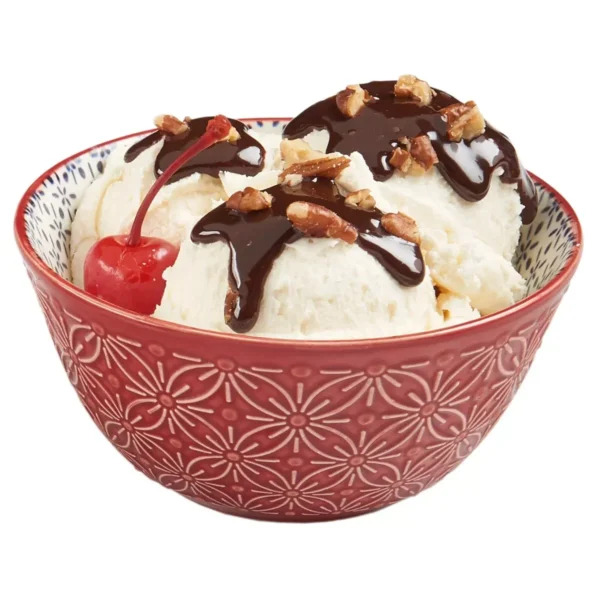 Botanical Stoneware Bowls, 10 Piece Set - Image 6