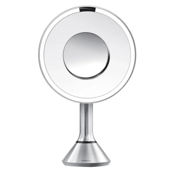 simplehuman 8” Round LED Sensor Mirror with 5x and 10x Magnification - Image 7