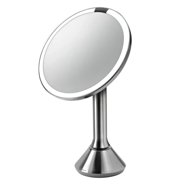 simplehuman 8” Round LED Sensor Mirror with 5x and 10x Magnification - Image 9