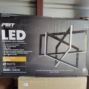 Feit 3-Rectangle Chandelier