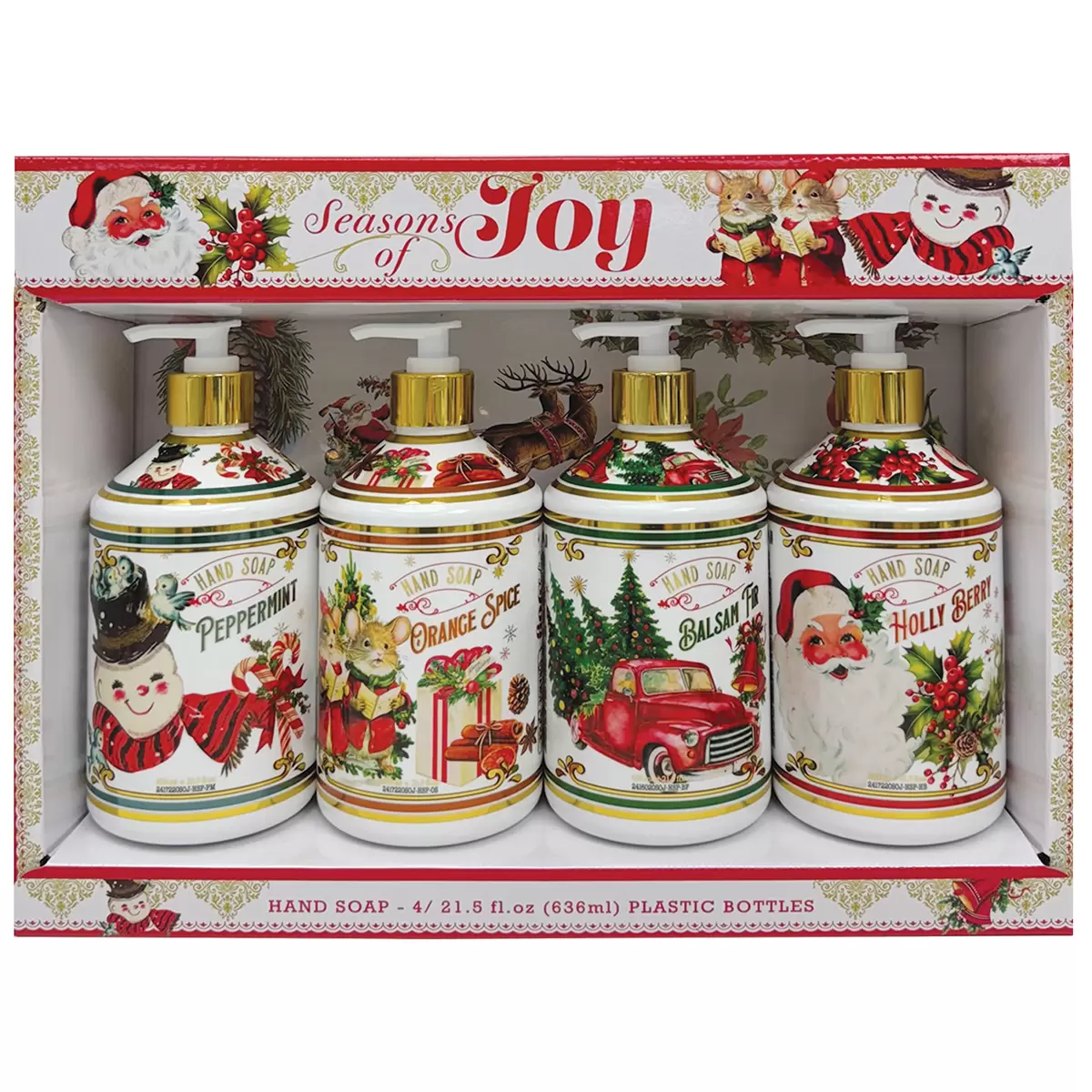 Home&Body Seasons of Joy Liquid Hand Wash 4 x 636ml - Image 7