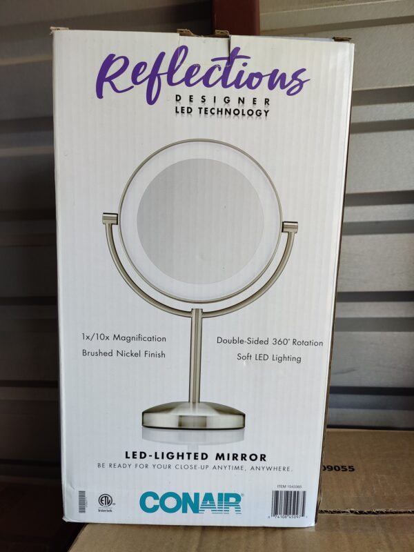 Conair Rechargeable Vanity Mirror, Nickel