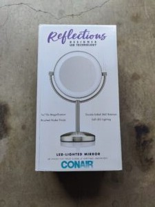Conair Rechargeable Vanity Mirror, Nickel