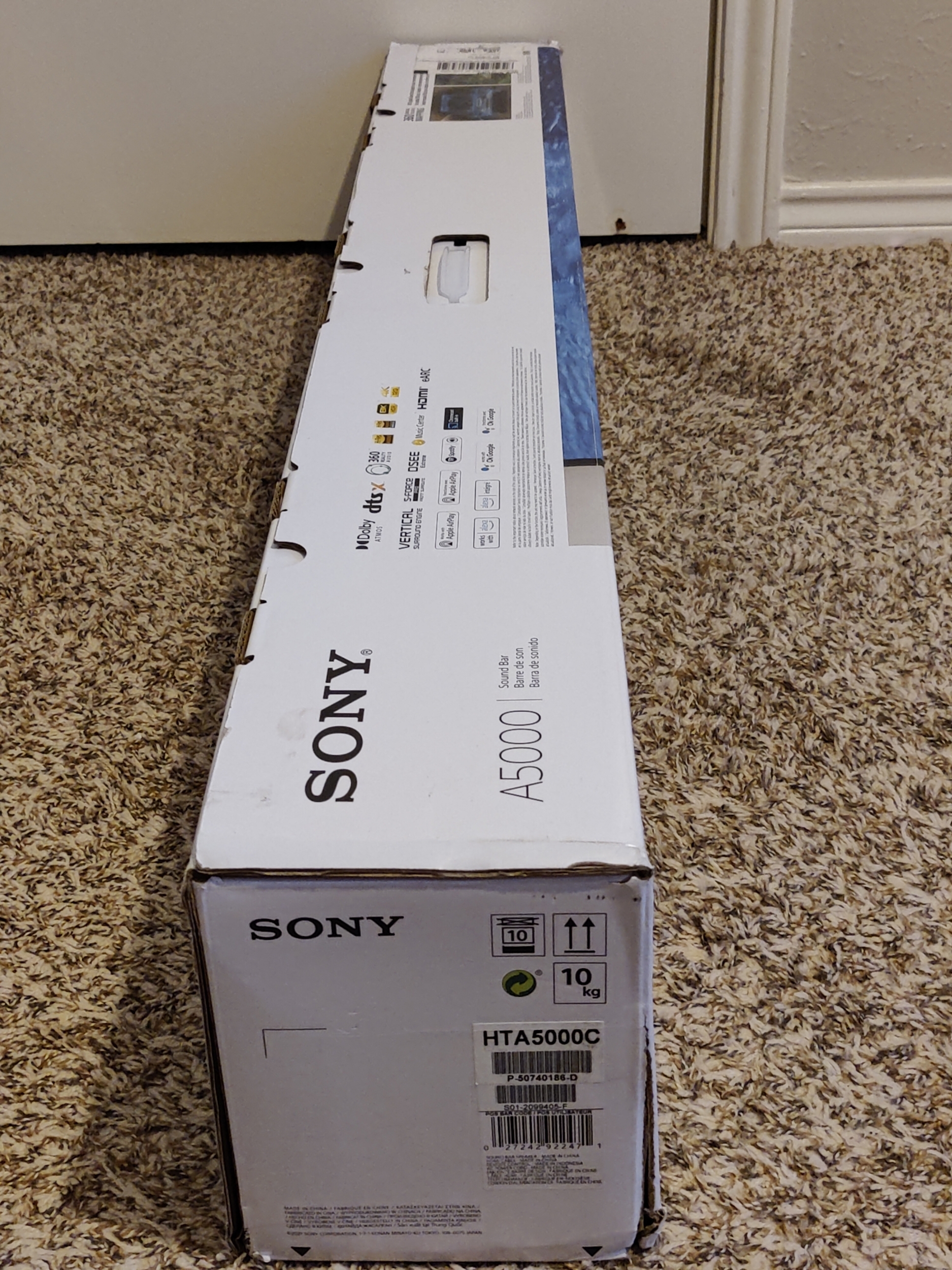Sony HT-A5000 5.1.2ch Soundbar with Built-In Subwoofer