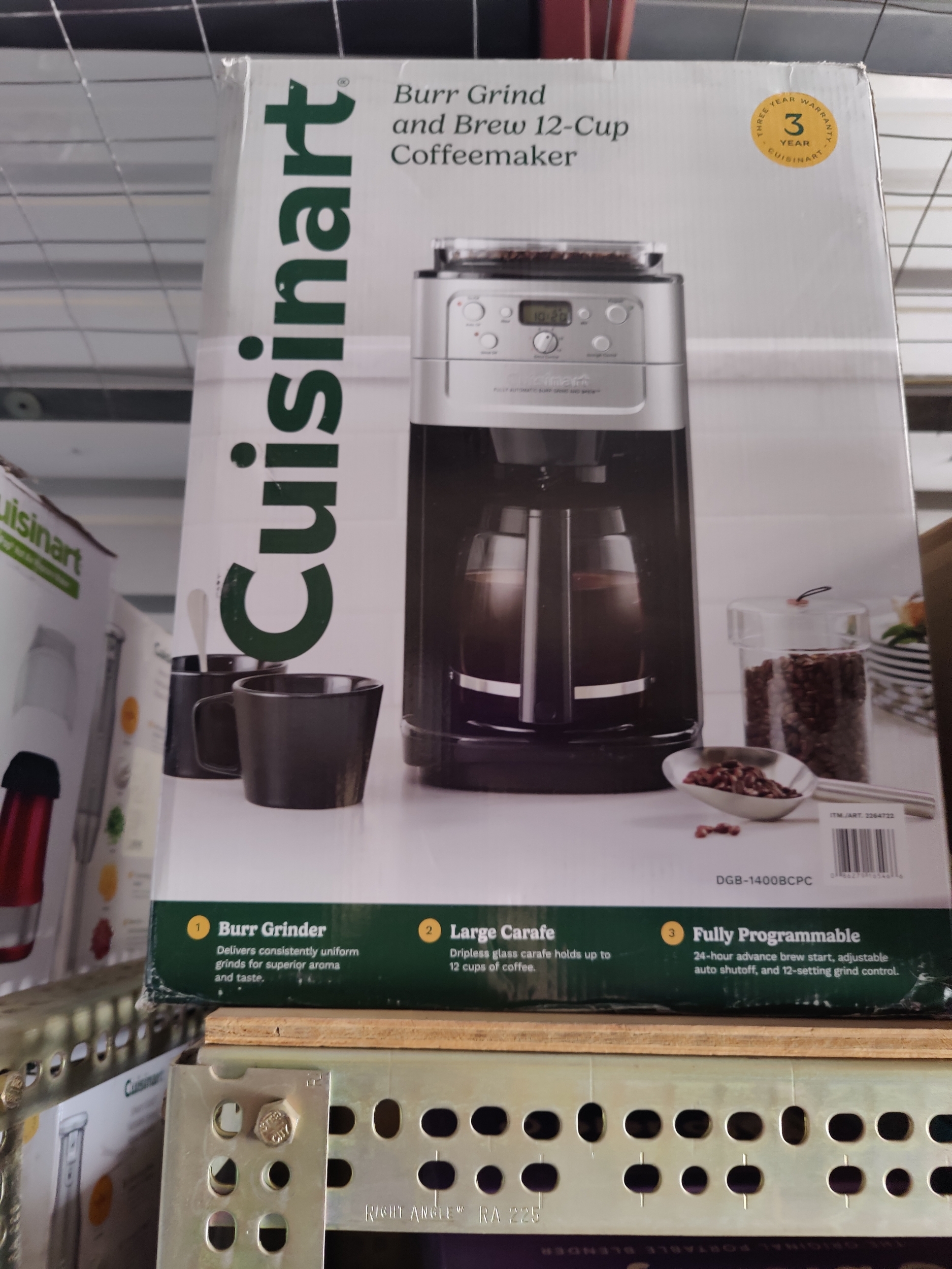 Cuisinart Burr Grind & Brew 12 Cup Automatic Coffee Maker
