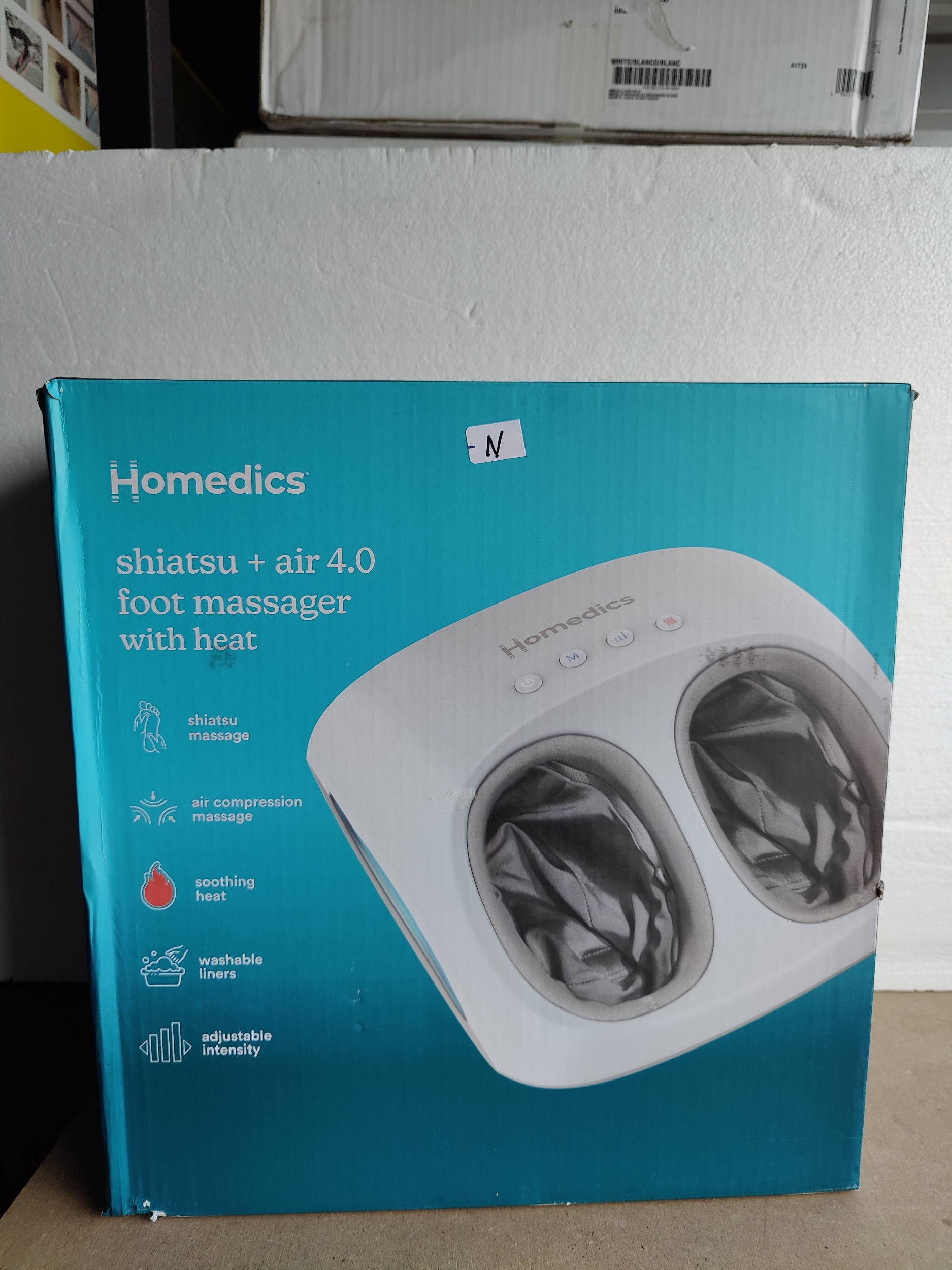 Homedics Shiatsu + Air 4.0 Foot Massager with Heat