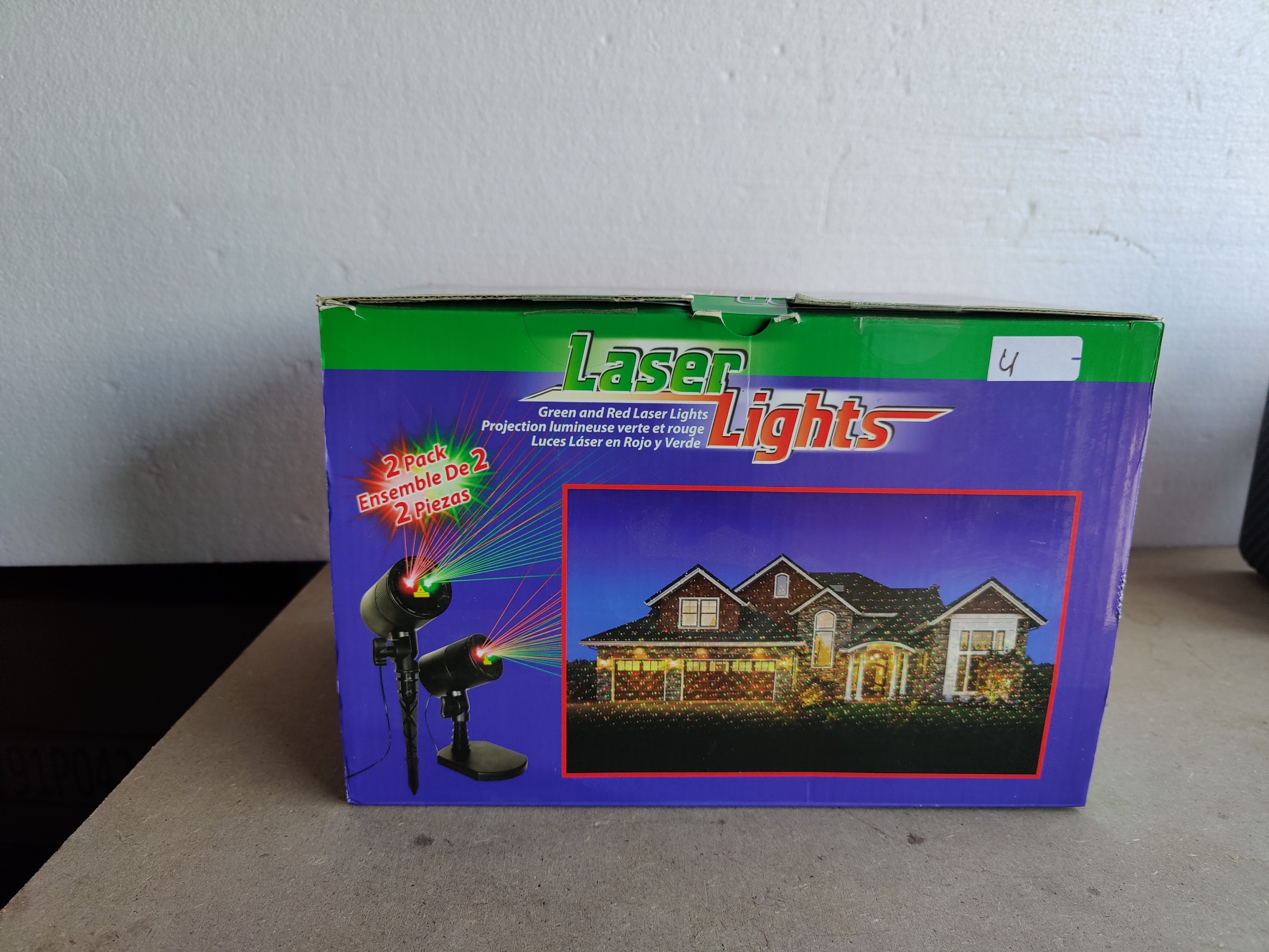LASER LIGHT 2 PACK OF GREEN/RED, RED, OR JUST GREEN LASER LIGHTS