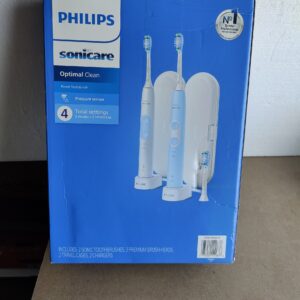 Philips Sonicare Optimal Clean Rechargeable Electric Toothbrush, 2-pack