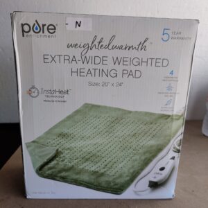 Pure Enrichment Weighted Warmth, Extra-Wide Weighted Heating Pad