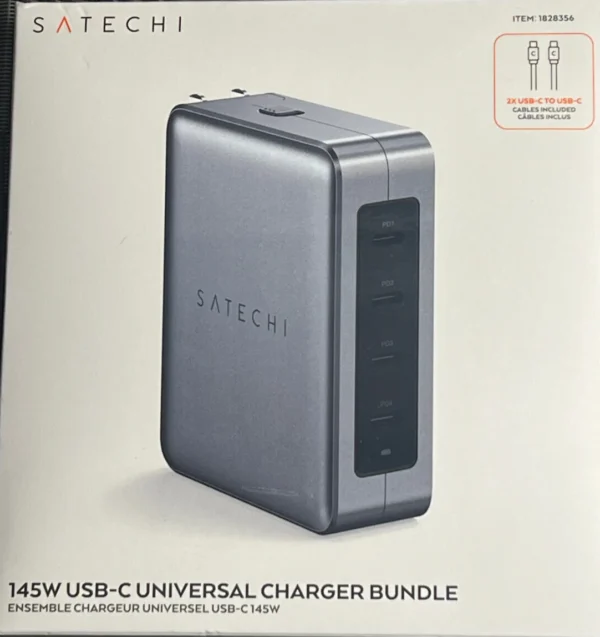 Satechi 145W USB-C 4-Port GaN Universal Travel Charger - Image 4