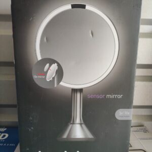 simplehuman 8” Round LED Sensor Mirror with 5x and 10x Magnification