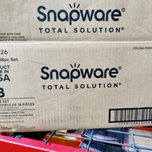 Snapware glass 18pc set