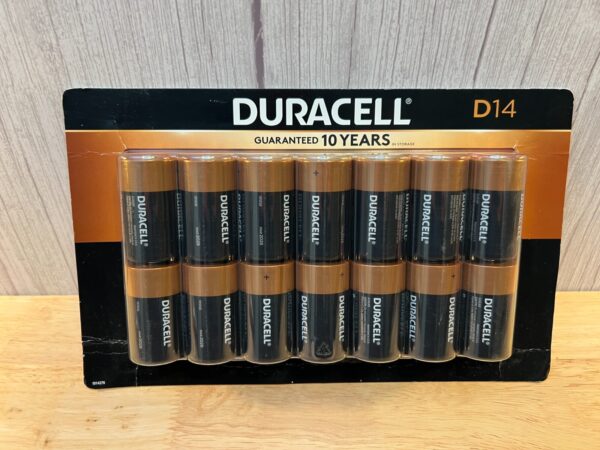 Duracell D Alkaline Batteries, 14-count