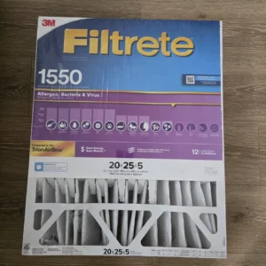 3M Filtrete HVAC 5 Filter Allergen Reduction, 2-pack - 20x25x5