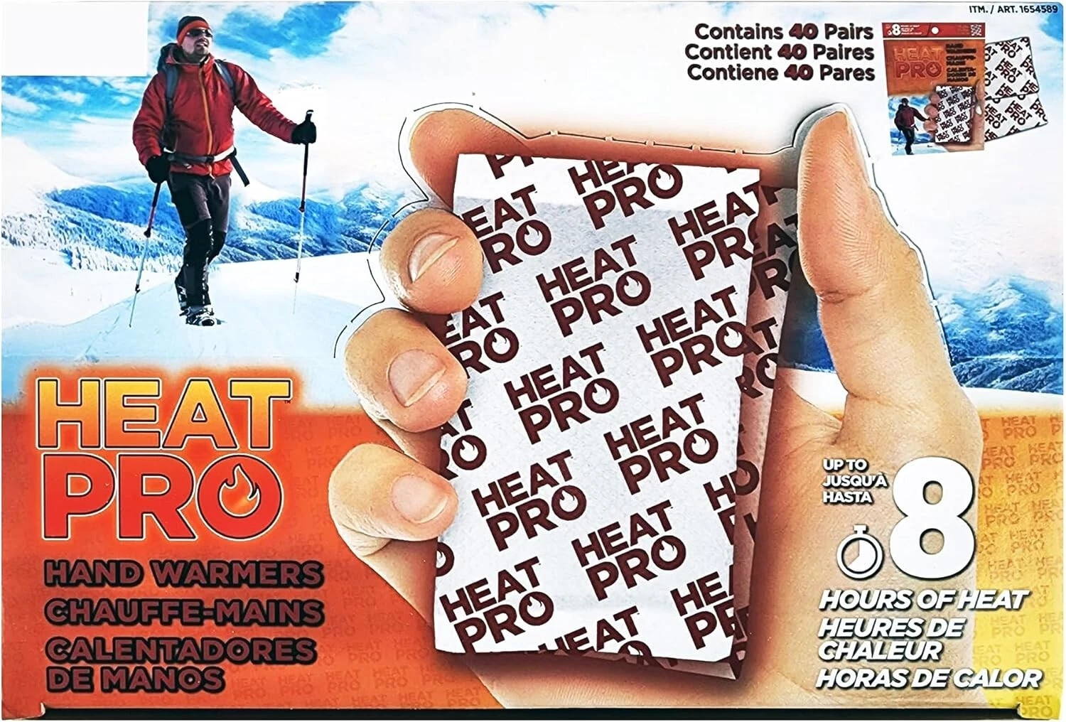 Heat Pro Hand Warmers, 40 Pairs