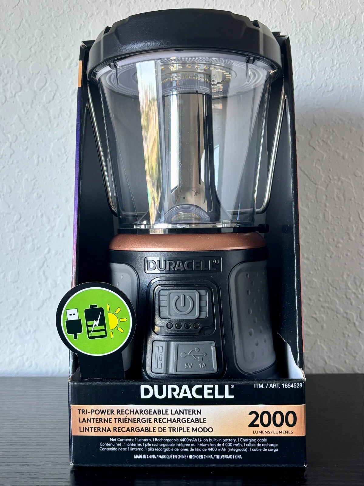 Duracell 2000 Lumen Tri-Power Lantern