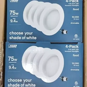 Feit Electric 75W Replacement 5-CCT LED Recessed Downlight 8PK