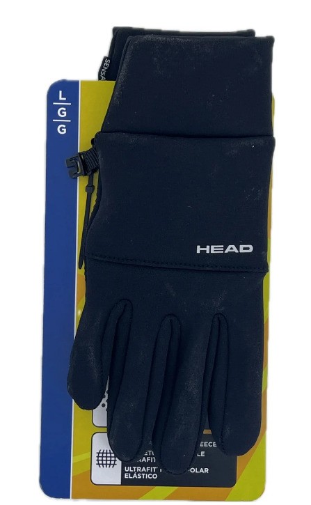 HEAD Men’s Ultrafit Touchscreen Running Gloves, Large