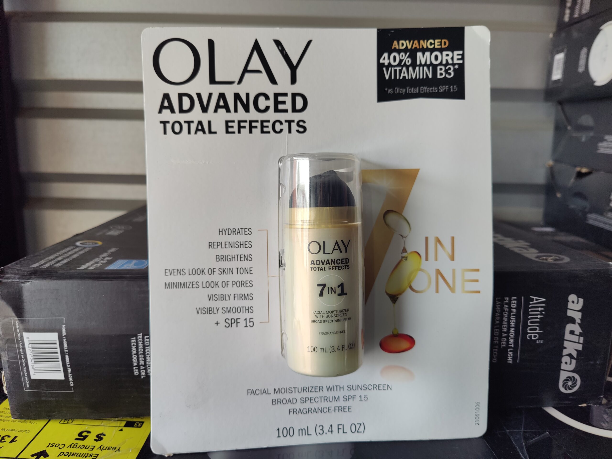 Olay Advanced Total Effects SPF15 Moisturizer, 3.4 Fl Oz