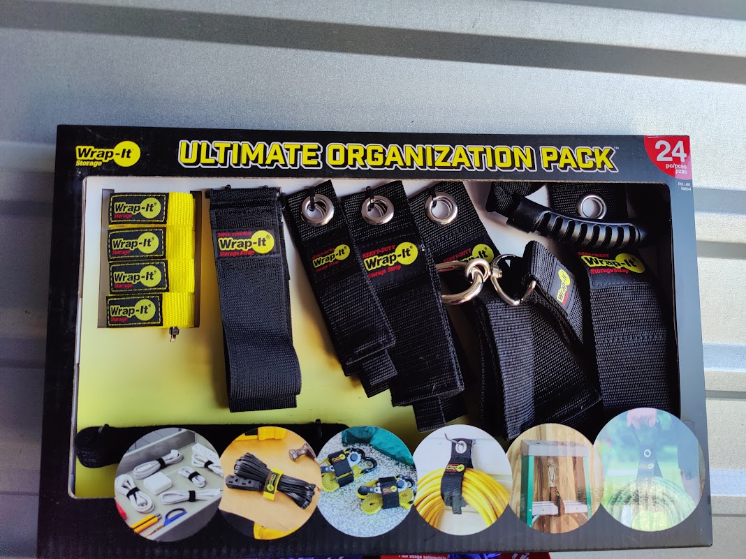 Wrap-It Storage Ultimate Organization Pack, Assorted Straps and Ties, 24-pieces