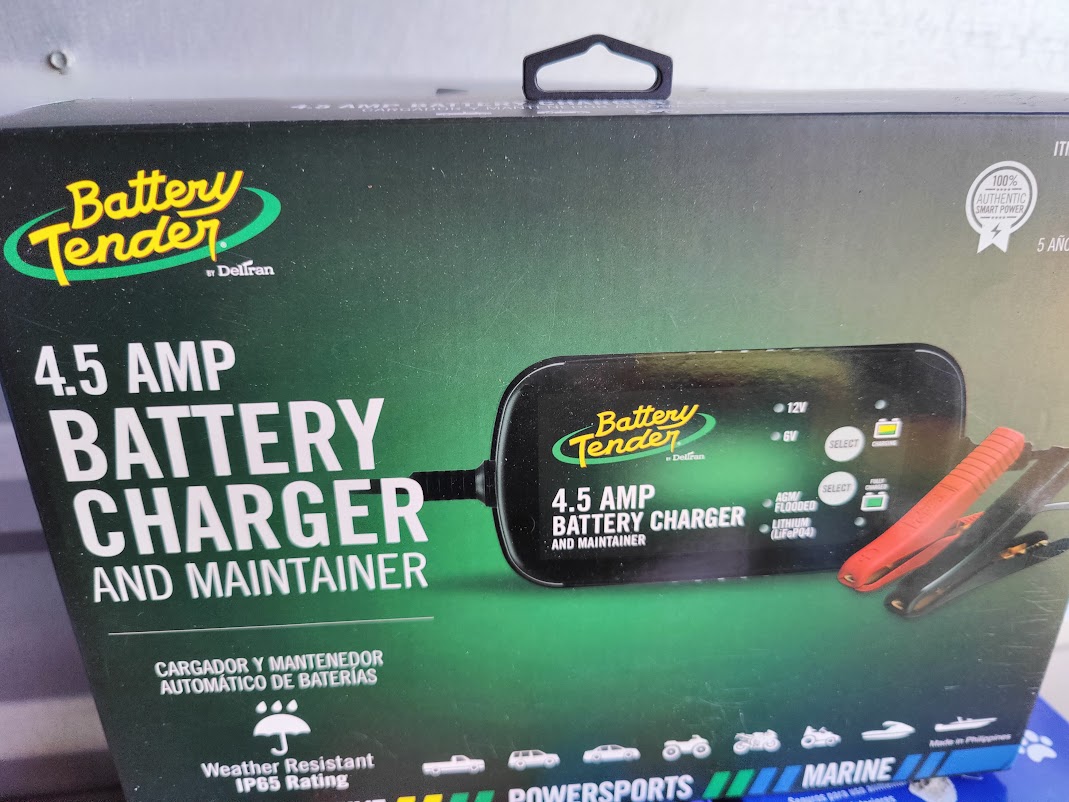 DELTRAN BATTERY TENDER 4.5 AMP WR IP65 RATING CHARGER & MAINTAINER
