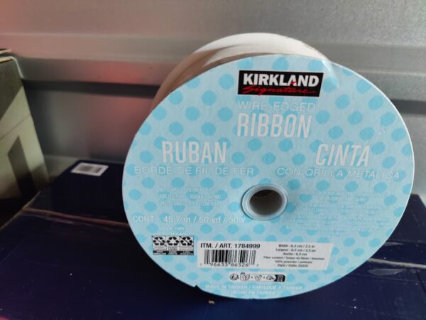 KIRKLAND SIGNATURE WIRE-EDGED RIBBON 45.7 M / 50 YD - Image 7