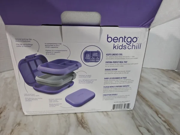 Bentgo Kids Chill Lunch Box, 2-pack (Purple) - Image 9