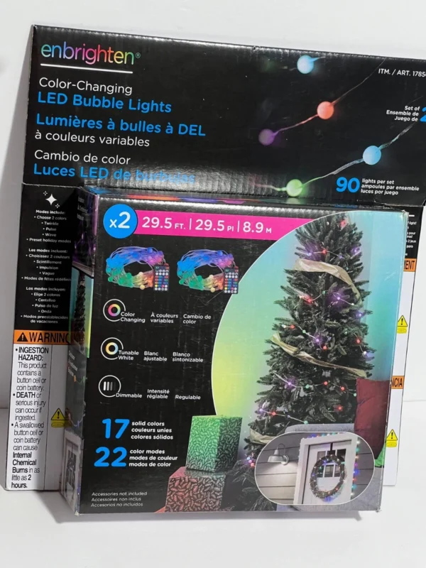 Color-Changing LED Bubble Lights 2-pack - Image 6