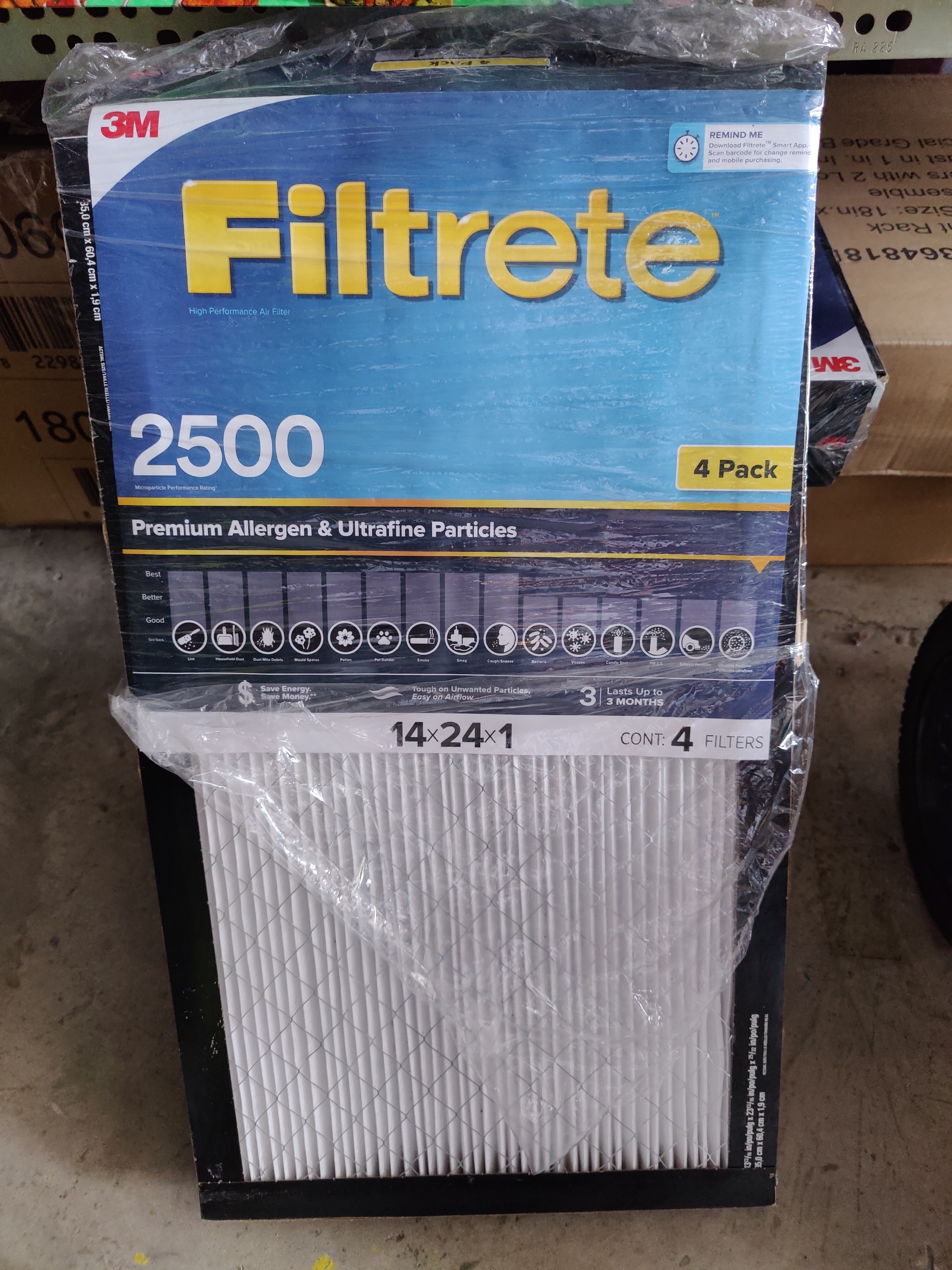 3M 14X24X1 Air Filters
