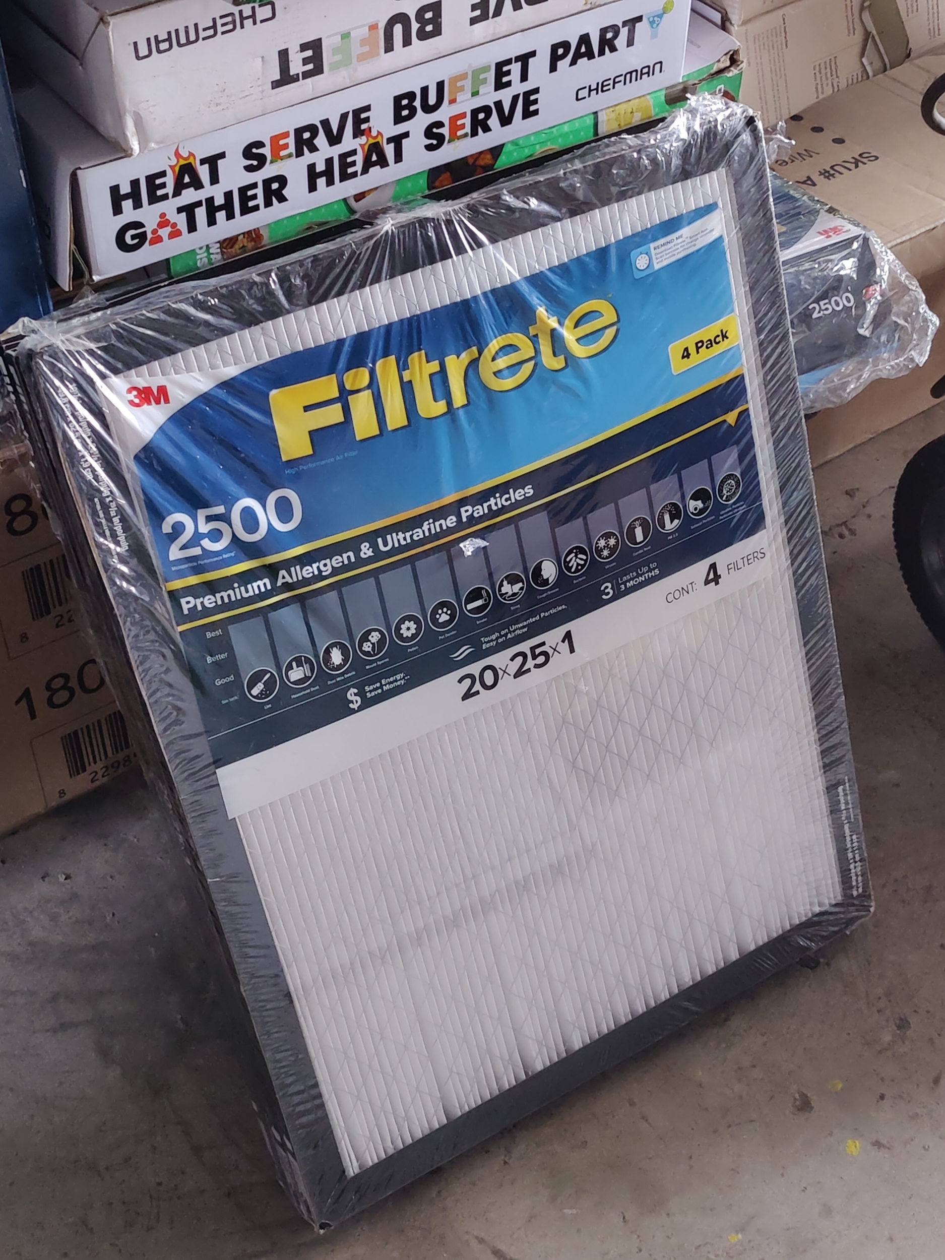 3M 20X25X1 Air Filters